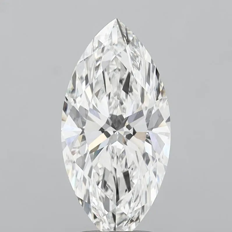 2.54ct Marquise Lab Grown Diamond (Colour F, Clarity VVS2, IGI Certified)