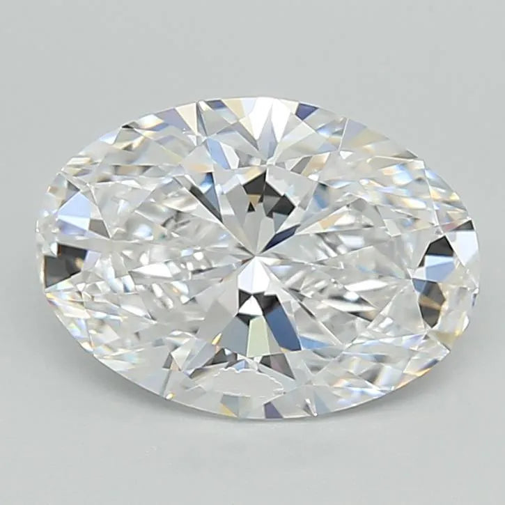2.54ct Oval Lab Grown Diamond (Colour D, Clarity VVS1, IGI Certified)