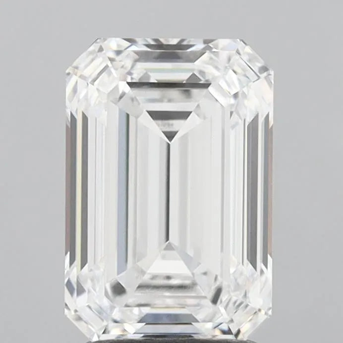 2.55ct Emerald Lab Grown Diamond (Colour E, Clarity VVS2, IGI Certified)