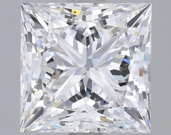 2.56ct Princess Lab Grown Diamond (Colour D, Clarity VS2, IGI Certified)