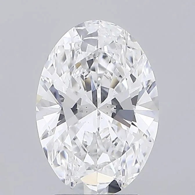 2.57ct Oval Lab Grown Diamond (Colour D, Clarity VS2, IGI Certified)