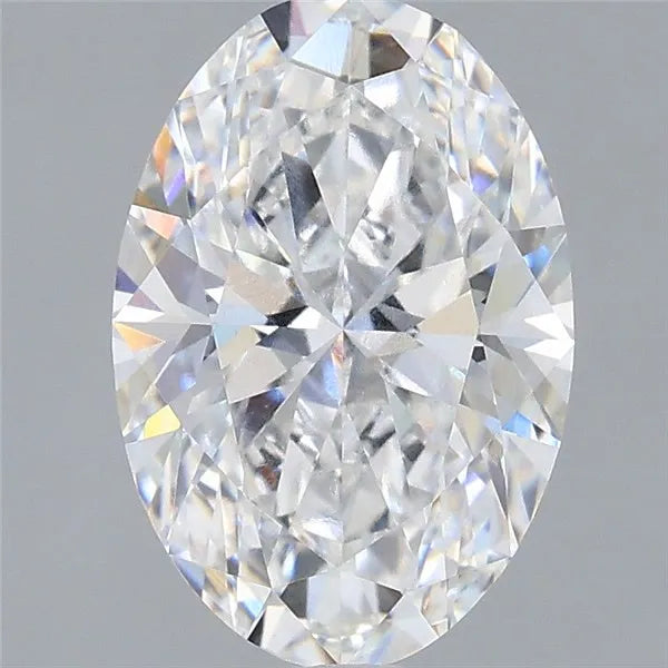 2.58ct Oval Lab Grown Diamond (Colour E, Clarity VVS2, IGI Certified)