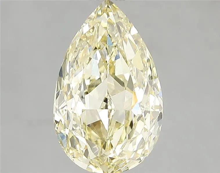2.58ct Pear Lab Grown Diamond (Colour Fancy Intense Yellow, Clarity VS1, IGI Certified)