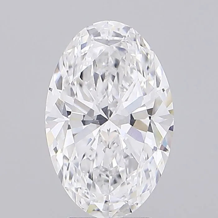 2.70ct Oval Lab Grown Diamond (Colour D, Clarity VVS2, IGI Certified)