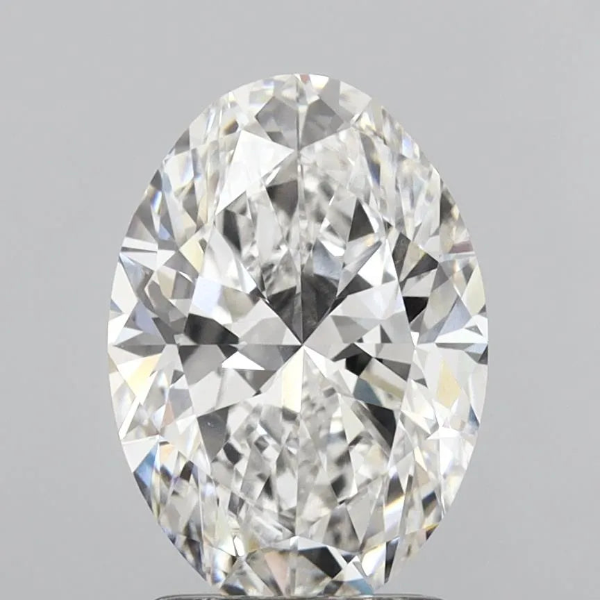 2.70ct Oval Lab Grown Diamond (Colour F, Clarity VS1, IGI Certified)