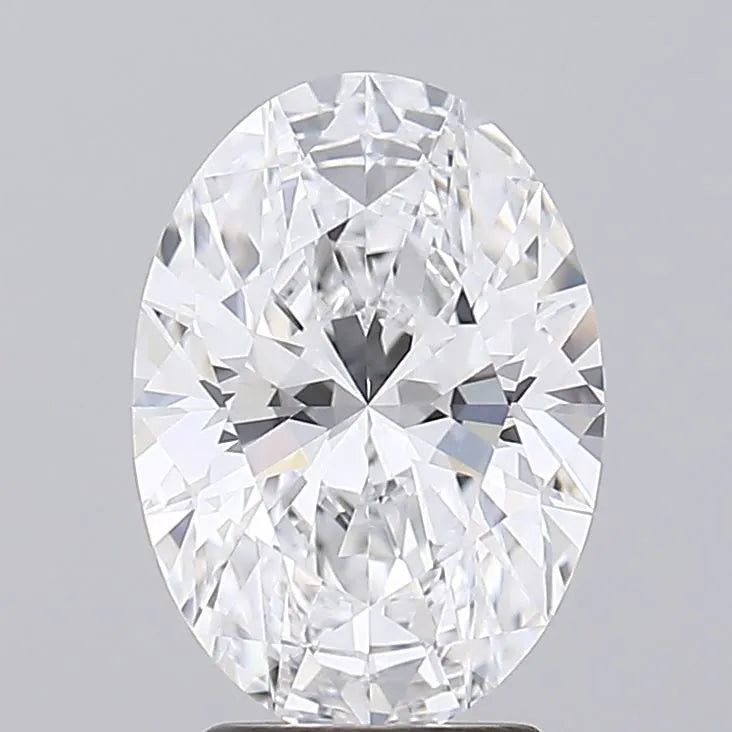 2.76ct Oval Lab Grown Diamond (Colour D, Clarity VVS1, IGI Certified)