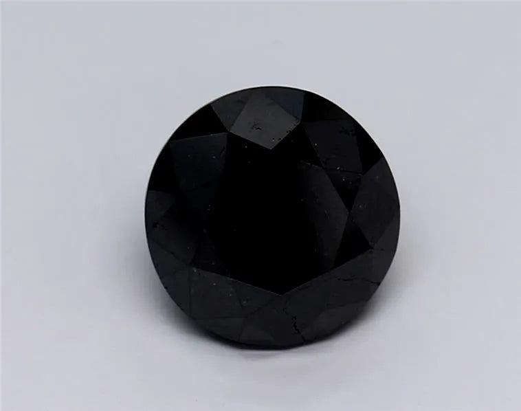 2.77ct Round Natural Diamond (Colour Fancy Black, Clarity VVS2, Cut EX, GIA Certified)