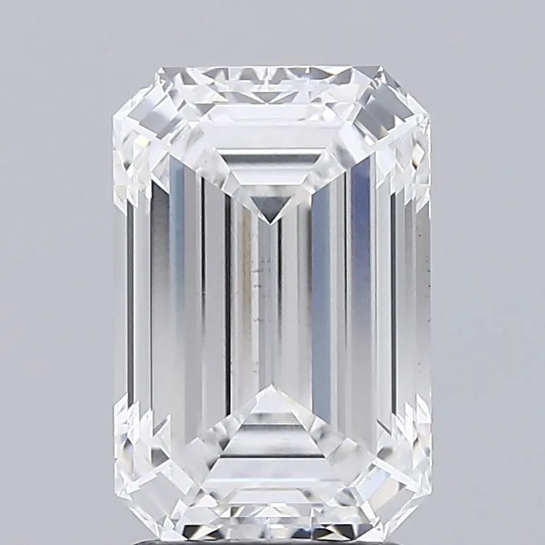 2.80ct Emerald Lab Grown Diamond (Colour E, Clarity VS2, GIA Certified)