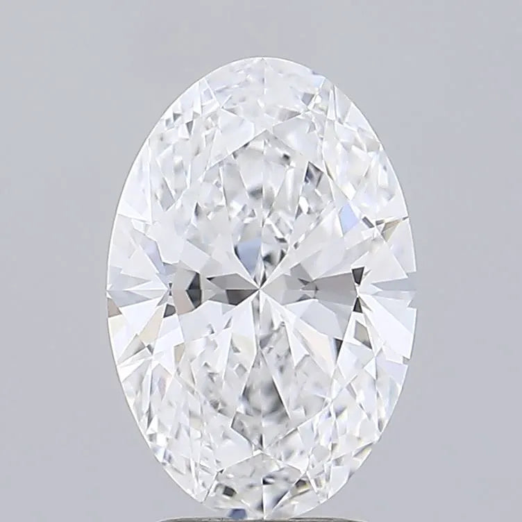 2.81ct Oval Lab Grown Diamond (Colour D, Clarity VVS2, IGI Certified)