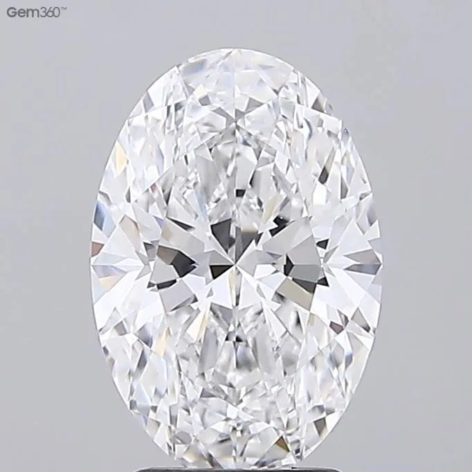 2.81ct Oval Lab Grown Diamond (Colour E, Clarity VVS1, GIA Certified)