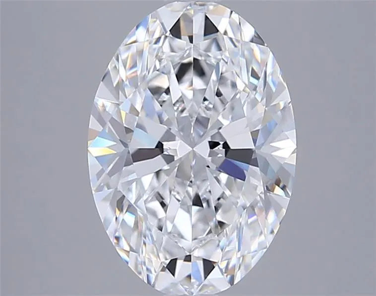 2.83ct Oval Lab Grown Diamond (Colour D, Clarity VVS2, GIA Certified)