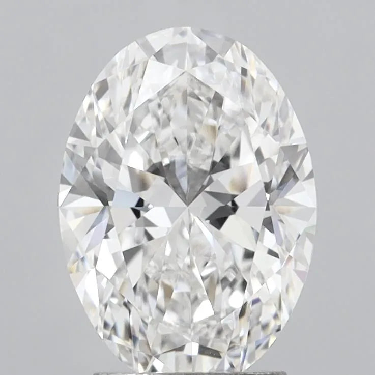 2.83ct Oval Lab Grown Diamond (Colour E, Clarity VVS2, IGI Certified)