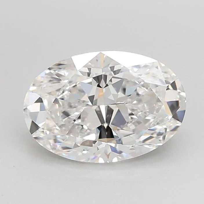 2.87ct Oval Lab Grown Diamond (Colour D, Clarity VVS1, IGI Certified)