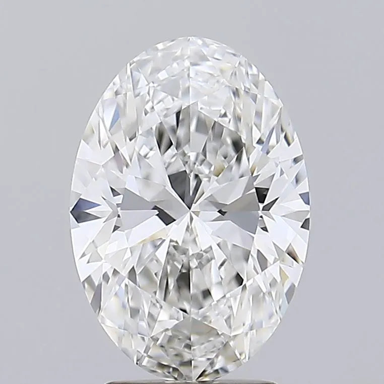 2.87ct Oval Lab Grown Diamond (Colour F, Clarity IF, IGI Certified)