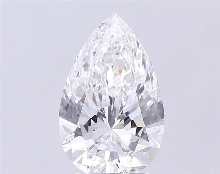 2.90ct Pear Lab Grown Diamond (Colour D, Clarity VVS2, IGI Certified)