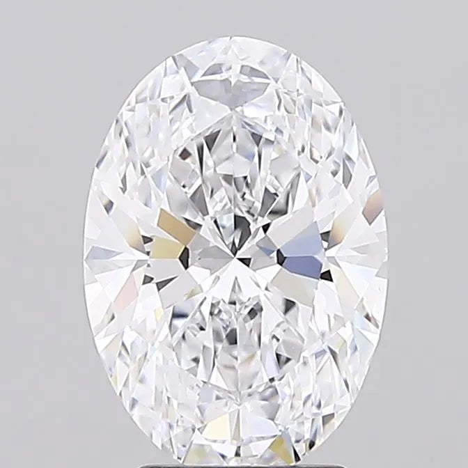 2.91ct Oval Lab Grown Diamond (Colour D, Clarity IF, IGI Certified)