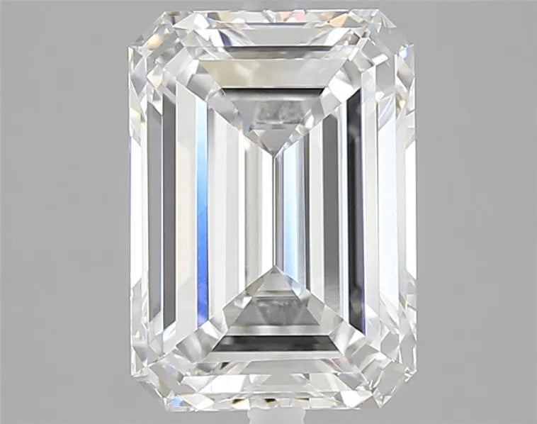 3.00ct Emerald Lab Grown Diamond (Colour D, Clarity IF, IGI Certified)
