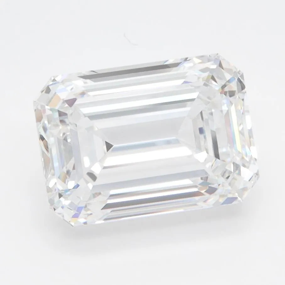 3.00ct Emerald Lab Grown Diamond (Colour D, Clarity VVS1, IGI Certified)