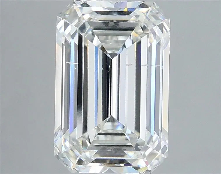 3.00ct Emerald Lab Grown Diamond (Colour F, Clarity SI1, IGI Certified)