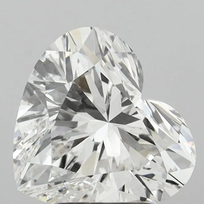 3.00ct Heart Lab Grown Diamond (Colour F, Clarity SI1, IGI Certified)