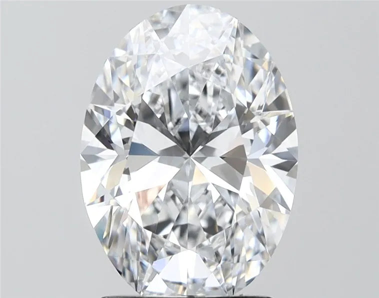 3.00ct Oval Lab Grown Diamond (Colour D, Clarity VVS2, IGI Certified)