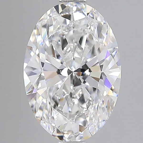 3.00ct Oval Lab Grown Diamond (Colour E, Clarity IF, IGI Certified)