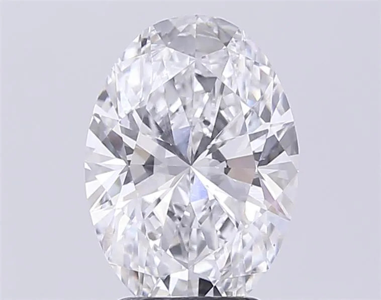 3.00ct Oval Lab Grown Diamond (Colour E, Clarity VS2, IGI Certified)