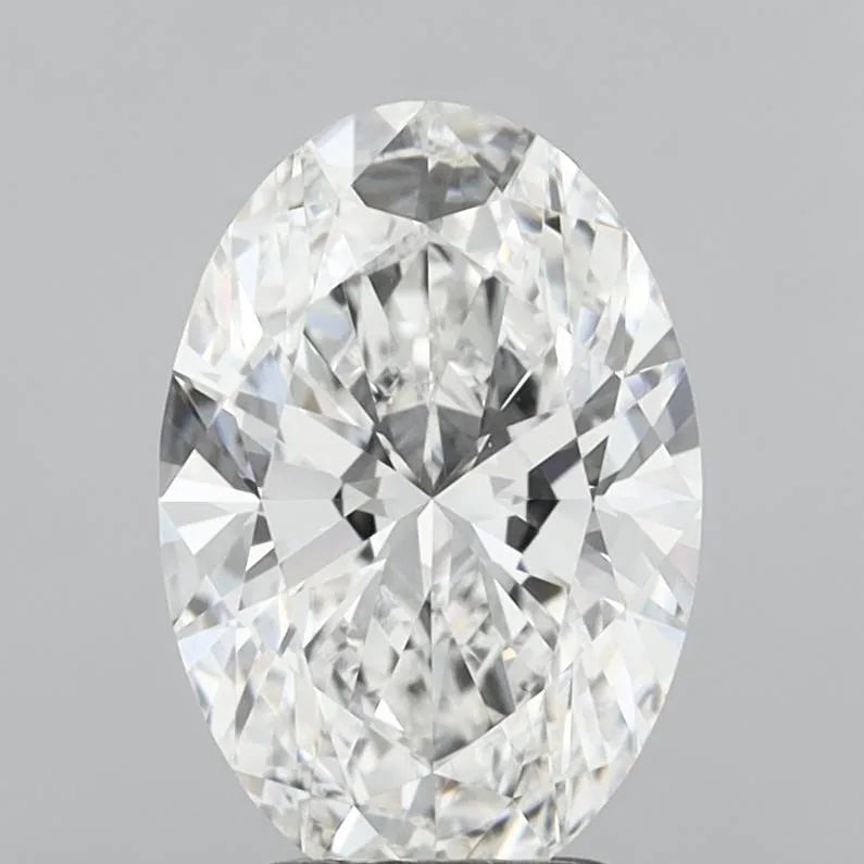 3.00ct Oval Lab Grown Diamond (Colour E, Clarity VVS2, IGI Certified)
