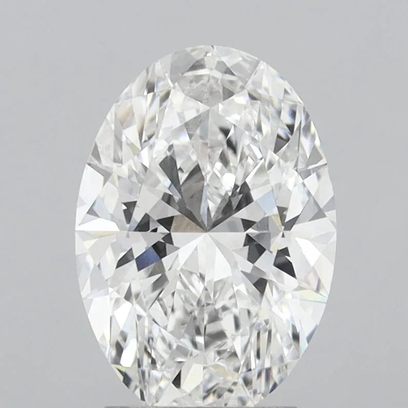 3.00ct Oval Lab Grown Diamond (Colour E, Clarity VVS2, IGI Certified)