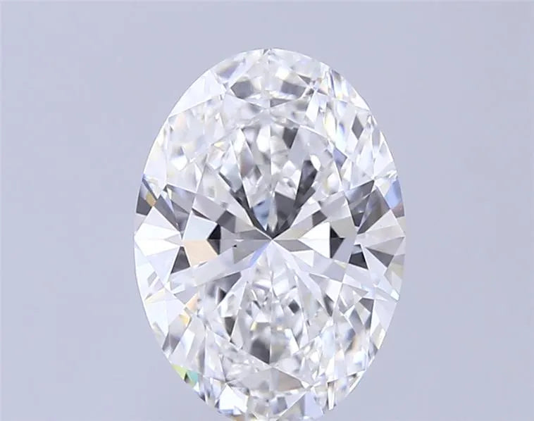 3.00ct Oval Lab Grown Diamond (Colour E, Clarity VVS2, IGI Certified)