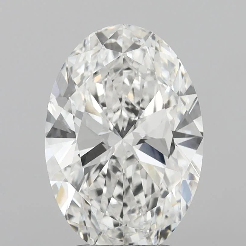 3.00ct Oval Lab Grown Diamond (Colour E, Clarity VVS2, IGI Certified)
