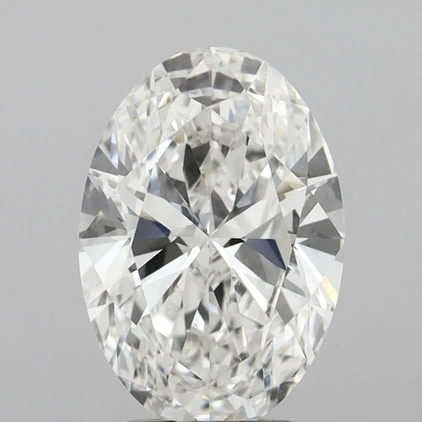 3.00ct Oval Lab Grown Diamond (Colour F, Clarity VS1, IGI Certified)