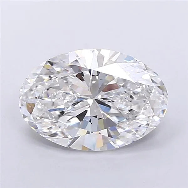 3.00ct Oval Lab Grown Diamond (Colour G, Clarity VS2, IGI Certified)