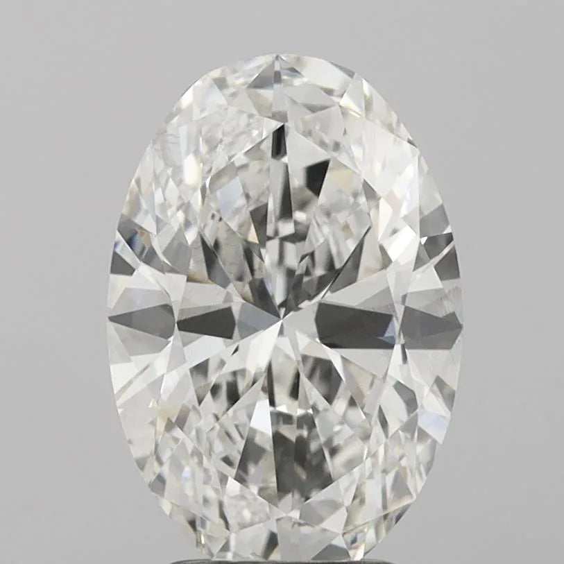 3.00ct Oval Lab Grown Diamond (Colour G, Clarity VS2, IGI Certified)