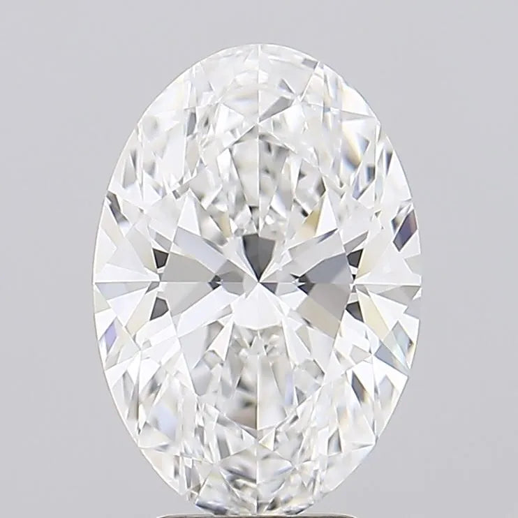 3.01ct Oval Lab Grown Diamond (Colour E, Clarity IF, IGI Certified)