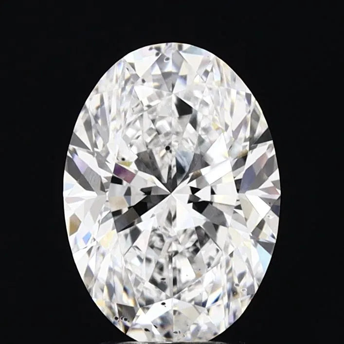 3.01ct Oval Lab Grown Diamond (Colour E, Clarity SI1, IGI Certified)