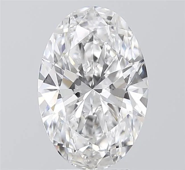 3.01ct Oval Lab Grown Diamond (Colour E, Clarity VS2, IGI Certified)