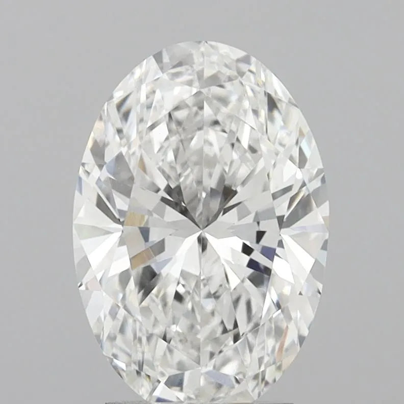 3.01ct Oval Lab Grown Diamond (Colour E, Clarity VVS2, IGI Certified)