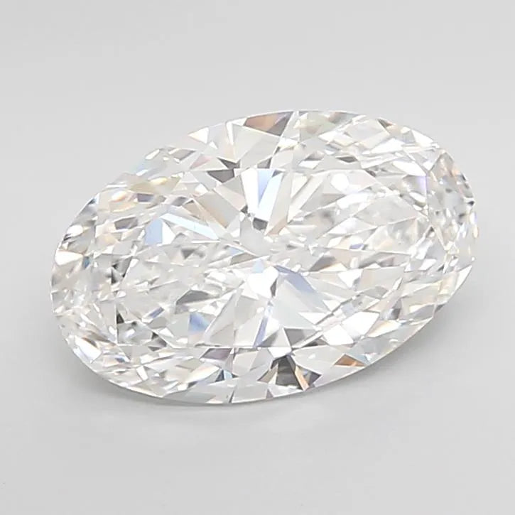 3.01ct Oval Lab Grown Diamond (Colour E, Clarity VVS2, IGI Certified)