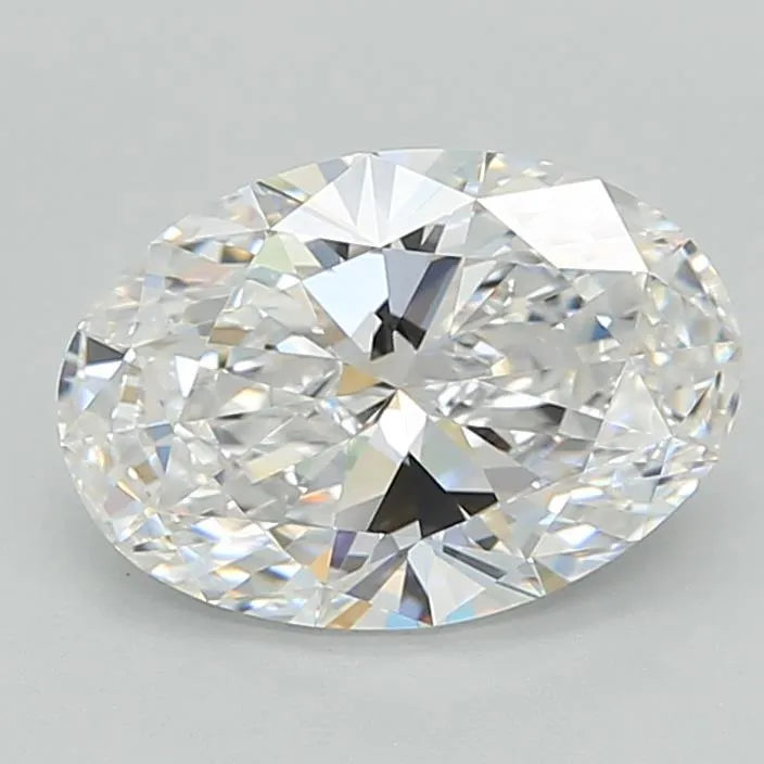 3.02ct Oval Lab Grown Diamond (Colour D, Clarity VVS1, IGI Certified)