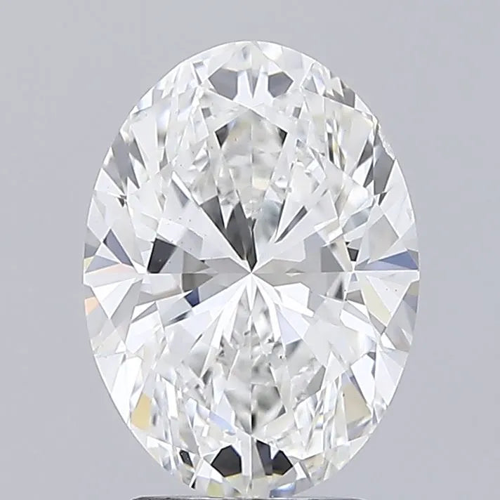 3.02ct Oval Lab Grown Diamond (Colour E, Clarity VS2, IGI Certified)