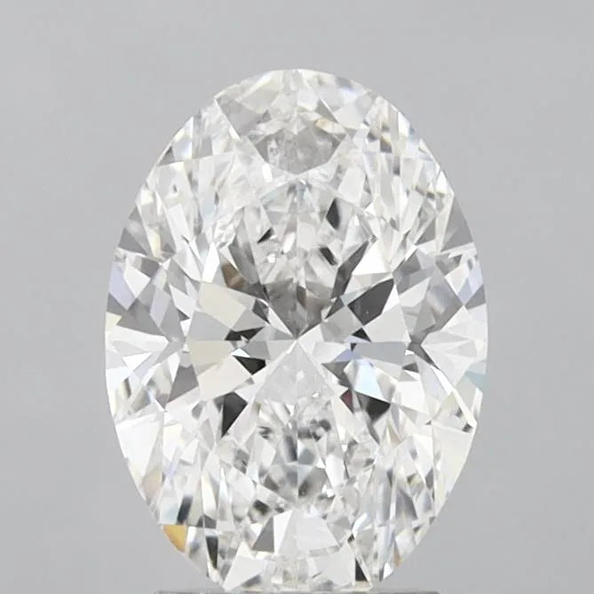 3.02ct Oval Lab Grown Diamond (Colour E, Clarity VVS1, IGI Certified)
