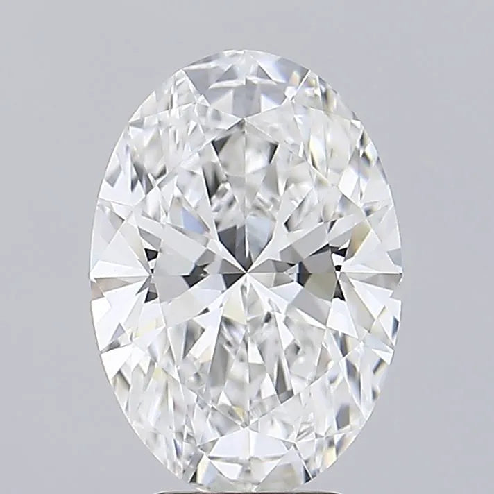 3.02ct Oval Lab Grown Diamond (Colour E, Clarity VVS1, IGI Certified)