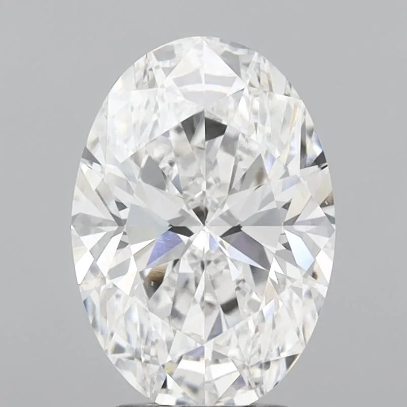 3.02ct Oval Lab Grown Diamond (Colour E, Clarity VVS2, IGI Certified)