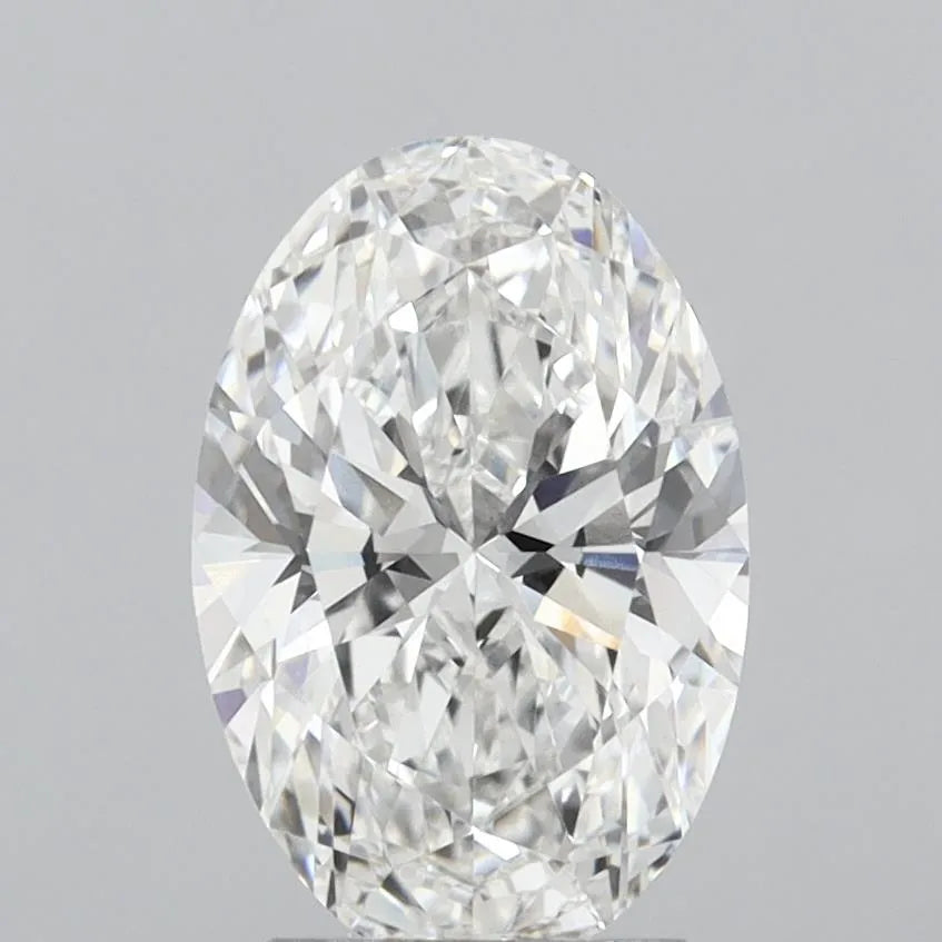 3.02ct Oval Lab Grown Diamond (Colour F, Clarity VVS2, IGI Certified)
