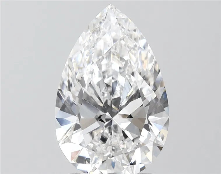 3.02ct Pear Lab Grown Diamond (Colour D, Clarity VVS2, IGI Certified)