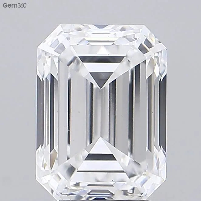 3.03ct Emerald Lab Grown Diamond (Colour D, Clarity VS1, IGI Certified)