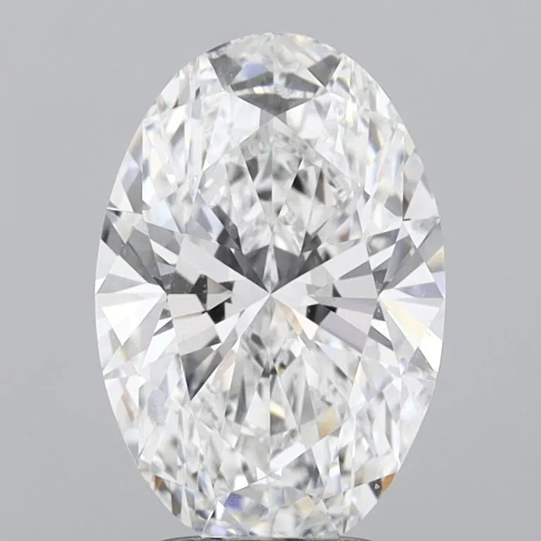 3.03ct Oval Lab Grown Diamond (Colour E, Clarity VVS2, IGI Certified)
