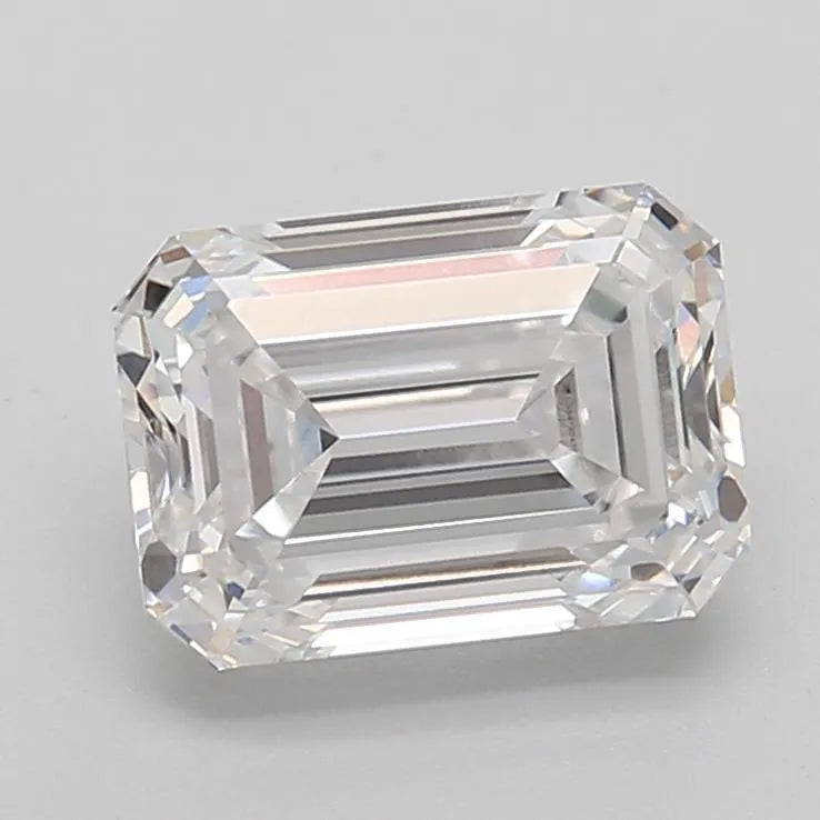 3.04ct Emerald Lab Grown Diamond (Colour D, Clarity IF, IGI Certified)