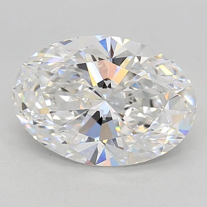 3.04ct Oval Lab Grown Diamond (Colour D, Clarity VVS2, IGI Certified)